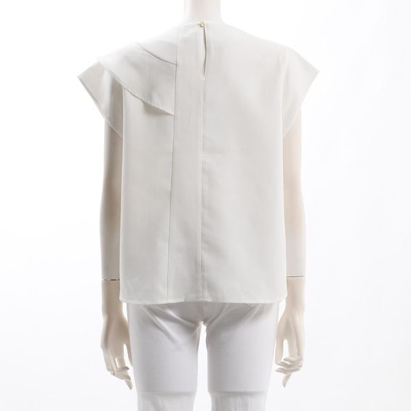 フリルデザインアシンメトリーブラウス