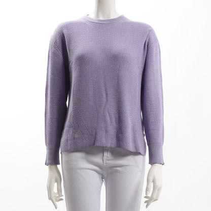 ドロップショルーダークルーネックニット