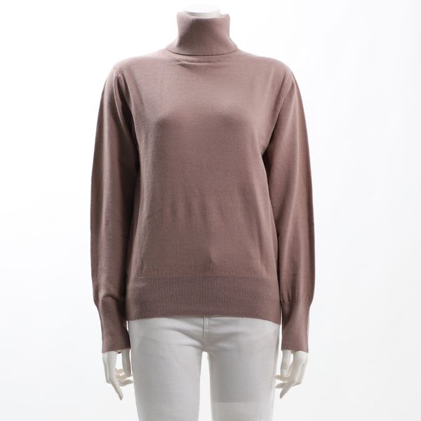 ストレッチヤーンタートルネックニット