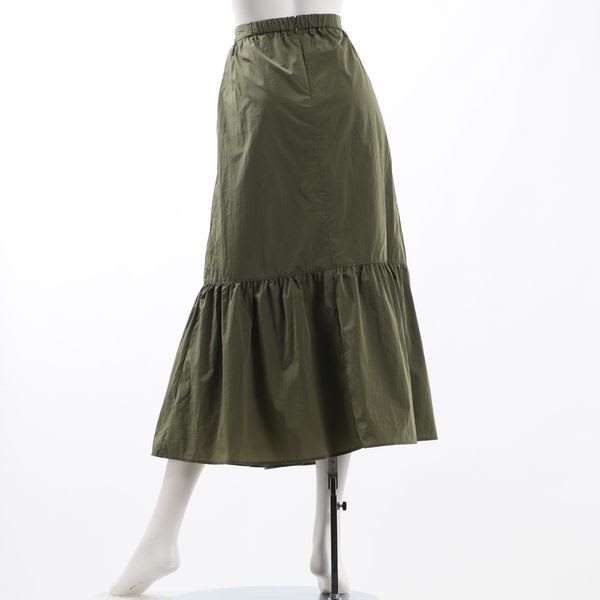 ナイロンシャンブレーラップ風スカート