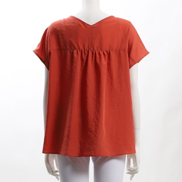 エアリーブロードギャザーブラウス