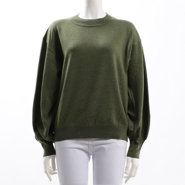 ふんわりお袖ドロップショルダーニット