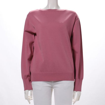 ベーシックボートネックニット