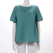 ショルダー部分タックデザインカットソー