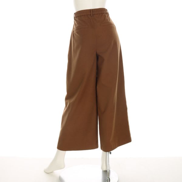 バックゴムタック入りワイドパンツ