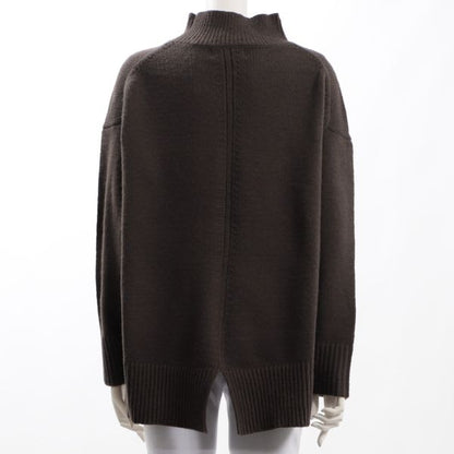 アルパカタッチバックスリットハイネックニット