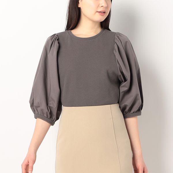 パフスリーブカットソー
