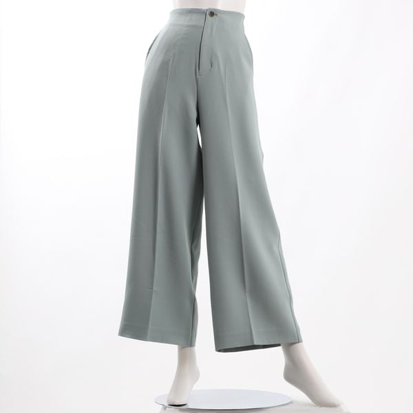 シンプルシルエットワイドパンツ