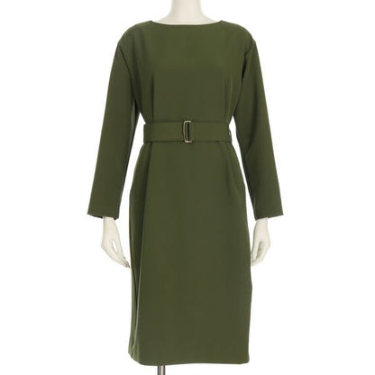 ベルト付きワンピース