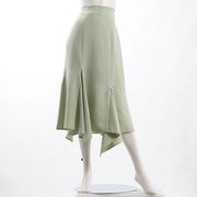 イレギュラーヘムデザインAラインスカート