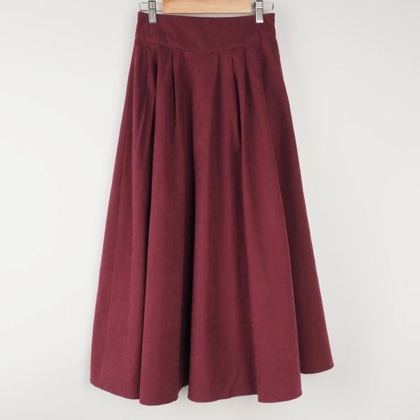 ピーチスキンフレアスカート