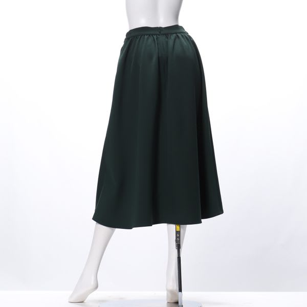 イレギュラーヘムデザインフレアスカート