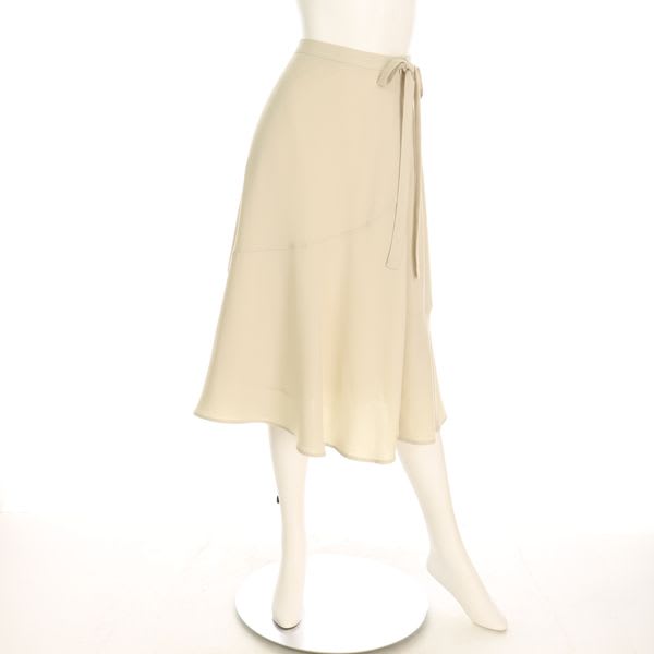 ヴィンテージリネンライクラップ風スカート