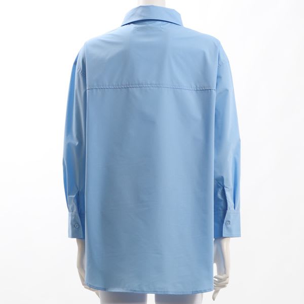 シンプルデザインシャツブラウス