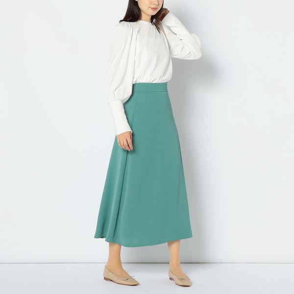 シンプルデザインAラインスカート