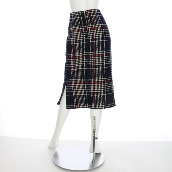 レトロチェックタイトスカート