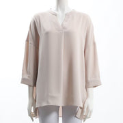 シンプルデザインスキッパーブラウス