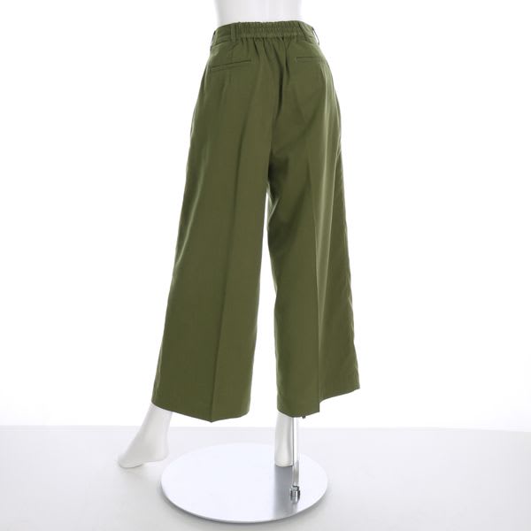 ベルトループ付きワイドシルエットパンツ