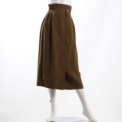 ラップ風デザインハイウエストスカート