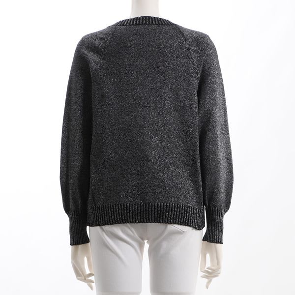 ラメ入りラグランスリーブニット