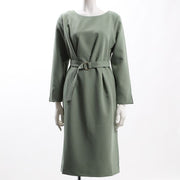 ウエストベルトデザインワンピース