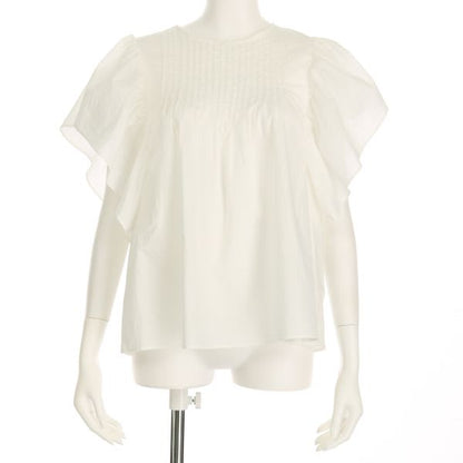 ピンタックフレアスリーブブラウス