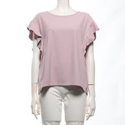 ラッフルスリーブブラウス