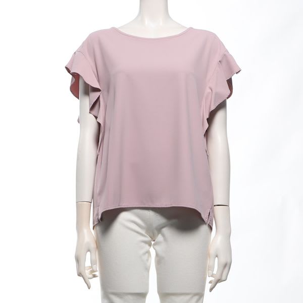 ラッフルスリーブブラウス