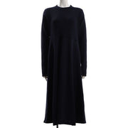 ウエスト切り替えニットワンピース