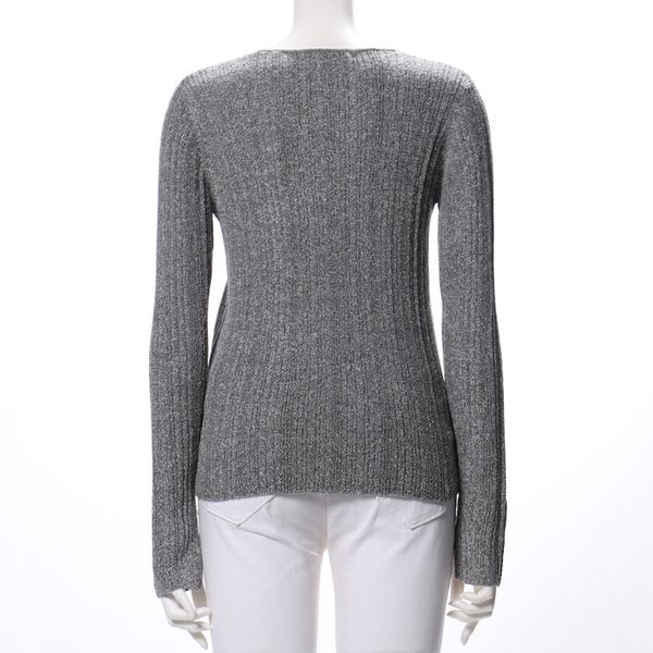 MIX混スリット袖リブニット