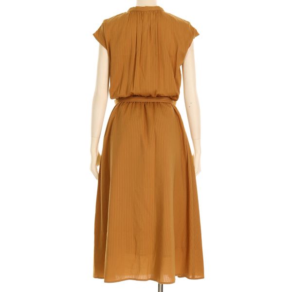 RCストライプレーヨンコットンワンピース