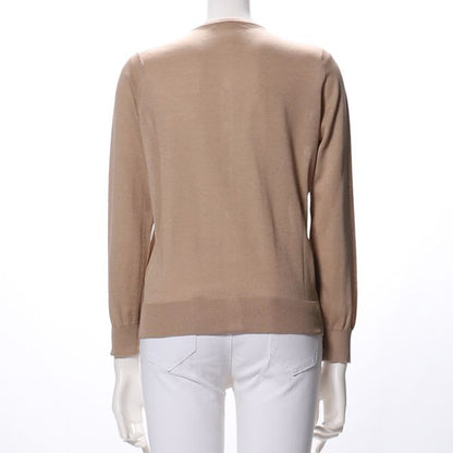 サラリとした着心地のクルーネックカーディガン