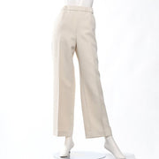 【セットアップ】織り柄ストレートパンツ