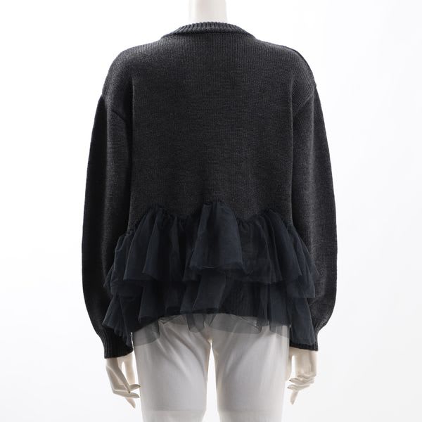 ドッキングチュールジップカーディガン