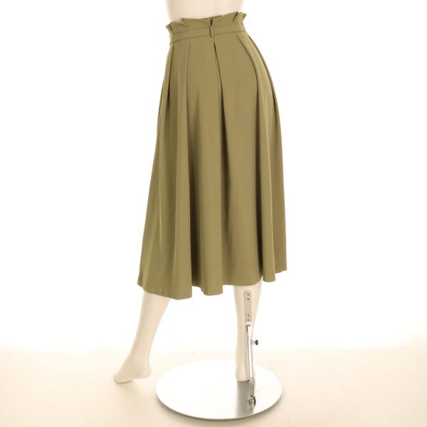 ハイウエストリボンベルトタックスカート