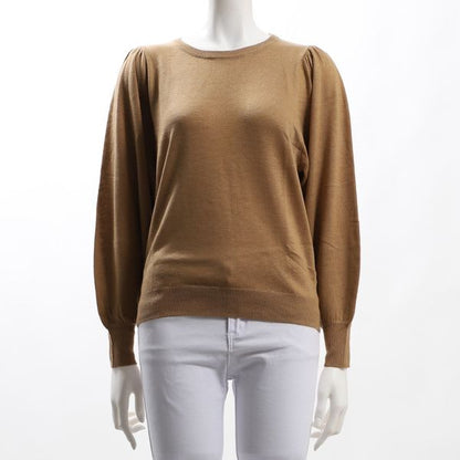 ギャザー袖ニット