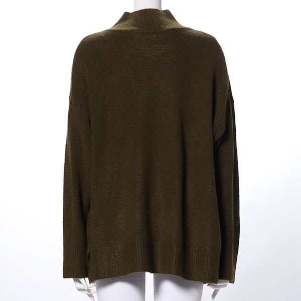 ヤクタッチハイネックニットプルオーバー