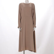 横ボタンデザインワンピース