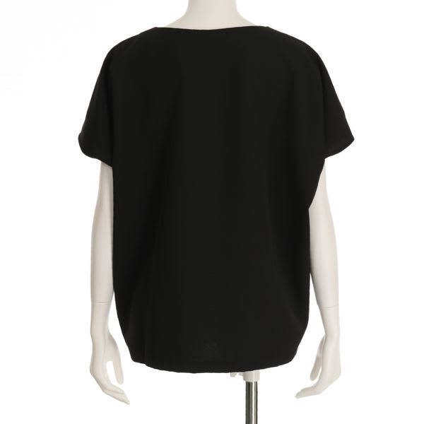 フロントリボンブラウス