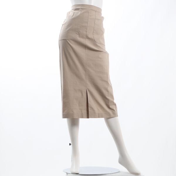 ストレッチリネンタイトスカート