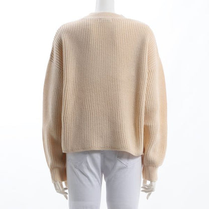 ケーブル切り替えローゲージニット