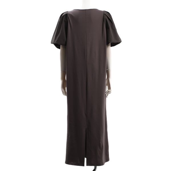 スクエアネックパフスリーブワンピース