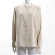 ショルダーデザインブラウス