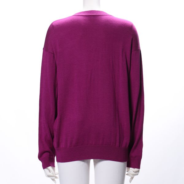 ゆったりデザインドロップショルダーニット