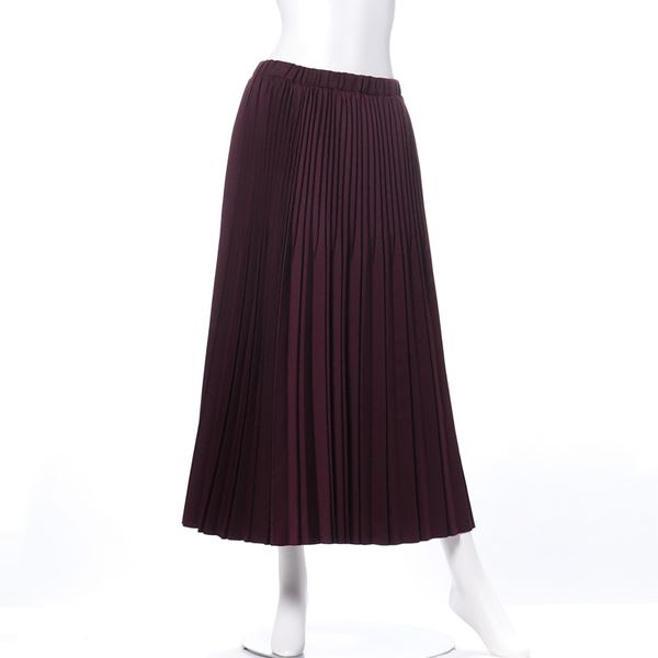 ウエストゴムプリーツスカート