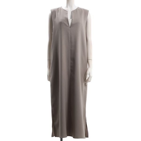 メランジ2WAYオープンフロントネックワンピース