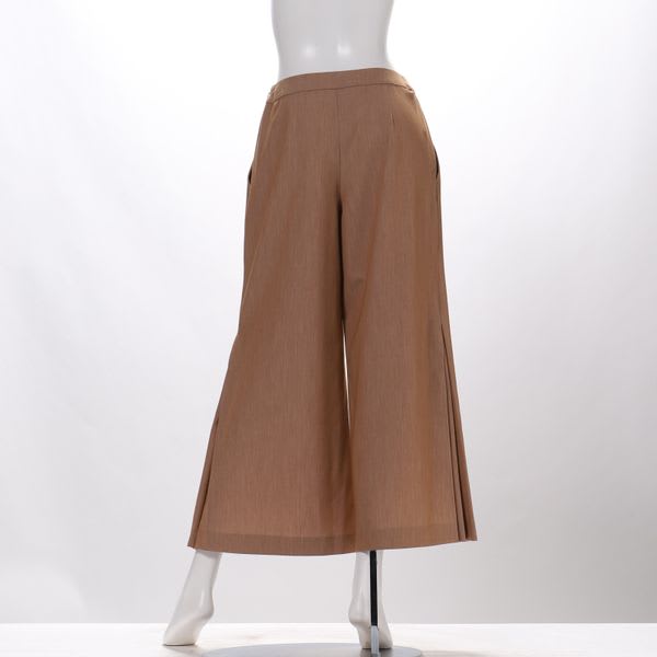 サイドボタンデザインワイドパンツ