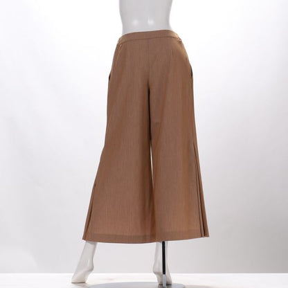 サイドボタンデザインワイドパンツ