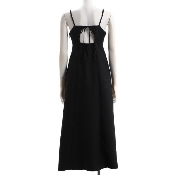 ジャガード素材キャミソールワンピース