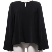 カットアウトデザインワイドスリーブブラウス